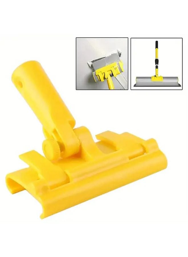 Yellow Drywall Trowel Handle Bracket 180 Degree Adjustable Quick Release Plastic Tool Holder - Image 2
