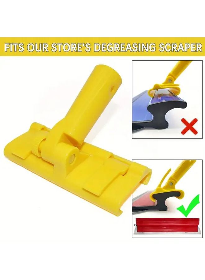 Yellow Drywall Trowel Handle Bracket 180 Degree Adjustable Quick Release Plastic Tool Holder - Image 5