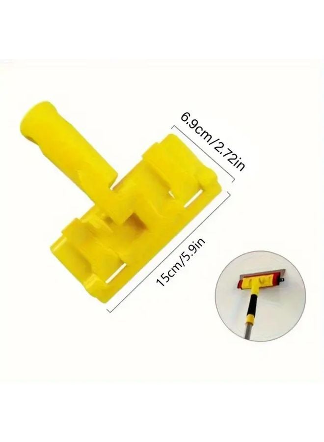 Yellow Drywall Trowel Handle Bracket 180 Degree Adjustable Quick Release Plastic Tool Holder - Image 4