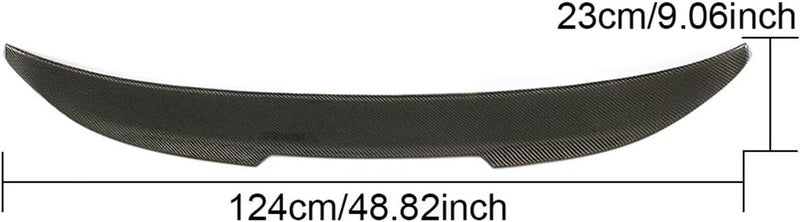 Wivplex Carbon Fiber Rear Trunk Spoiler for BMW X4 G02 - Image 2