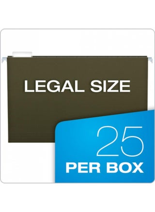 Pendaflex Extra Capacity Reinforced Hanging File Folders, 2", Legal Size, Standard Green, 1/5 Cut, 25/BX (4153x2) - pzsku/ZA86CDAD9EE75ADB19097Z/45/_/1731078021/a5a6536a-fdcd-4911-9b5f-4462a6d6a078