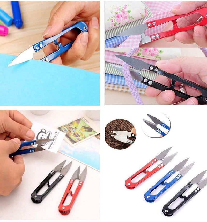 faas faas Plastic Multipurpose Tailoring Sewing Kit Accessory Combo8 Product 2 PS Plastic Seam Ripper Stitch Unpicker Sewing 2 PS Thread Cutter 1 PS Measuring Tape1 psTracing Wheel 2 pSNeedle Threader  - Image 5