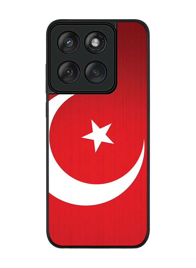 Stylizedd For Motorola MOTO Edge 60 Fusion/ Edge 60 Case,Slim fit Camera Protection, Shockproof Thin Phone cover  - Flag Of Turkey - Image 1