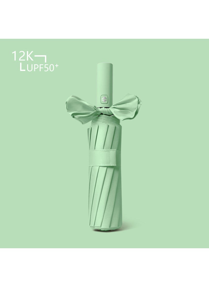 Folding 12-bone automatic umbrella men's large double women's dual-use sun protection UV protection sun umbrella - Image 3