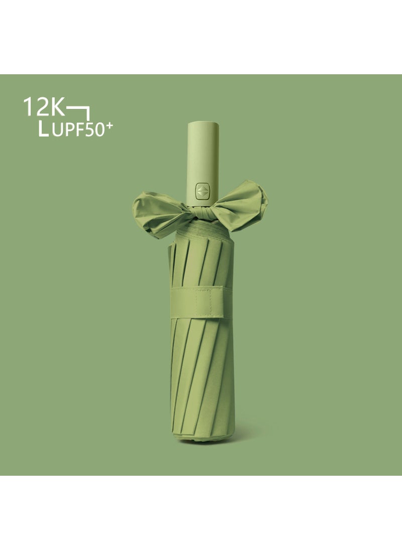 Folding 12-bone automatic umbrella men's large double women's dual-use sun protection UV protection sun umbrella - Image 5