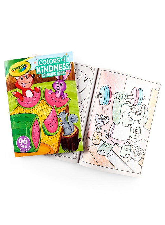 Crayola كتاب تلوين من 96 صفحة، ألوان اللطف - Image 1