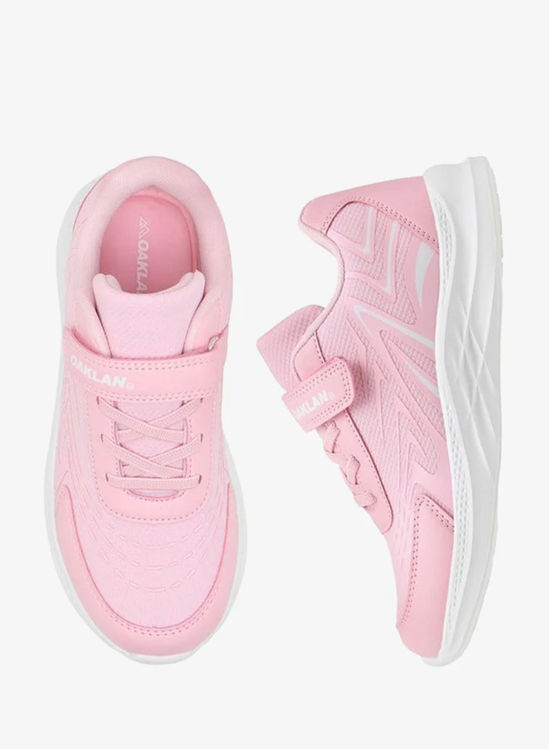 Oaklan by Shoexpress Girls Panelled Sports Shoes with Hook and Loop Closure