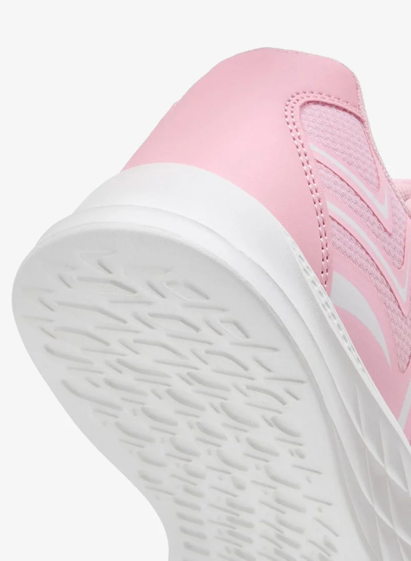 Oaklan by Shoexpress Girls Panelled Sports Shoes with Hook and Loop Closure