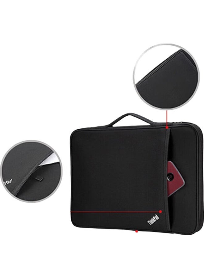thinkpad Lenovo Thinkpad Laptop Sleeve, 14-Inch Handbag, Laptop Bag, Handbag, Storage Bag, Protective Case, Briefcase For Men And Women, Black - Image 1