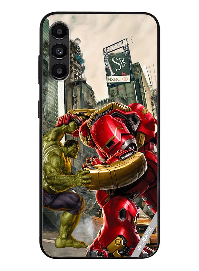 VR CREATIVE Protective Case Cover For Samsung Galaxy A13 5G Hulk Vs Hulkbuster Design Multicolour - Image 1