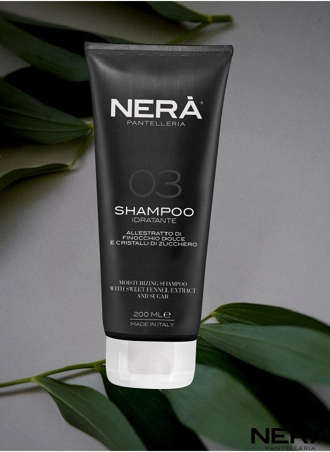 Nerá PANTELLERIA - Nera  03 Moisturizing Shampoo with sweet fennel extract and sugar - Image 1