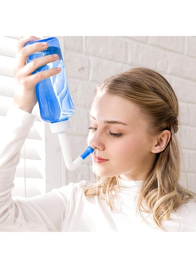 erorex Neti Pot Sinus Rinse Bottle 300Ml Nasal Wash Bottle Nose Allergy Cleaner Pressure Nasal Irrigation - Image 3