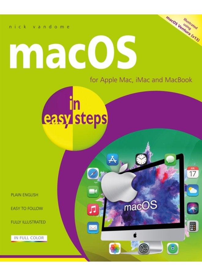 macOS in easy steps Illustrated using macOS Ventura - Paperback