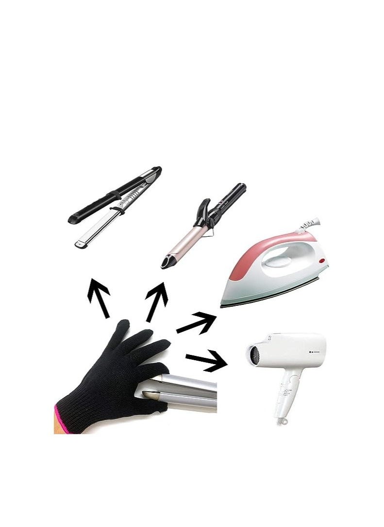 ORiTi - ORiTi Heat Resistant Glove for Hair Styling Heat Blocking for Curling, Flat Iron and Curling Wand Suitable for Left and Right Hands - Image 1