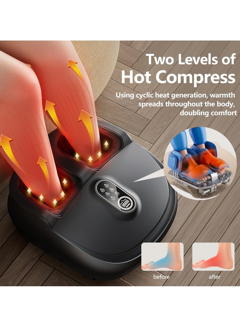 Ru syanl Shiatsu Foot and Leg Massager with Heating Function Calf Massager Deep Kneading Therapy Foot Massager for Plantar Fasciitis Relief Gifts for Mom Dad Women and Men  - Image 2