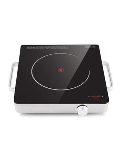 Electric Infrared Cooker Single Burner with Timer Function 2200W Ceramic Cooktop for Frying, BBQ, and More Child Lock, Fireproof Design, Adjustable Temperature Safe & Portable for Home or Outdoor Use