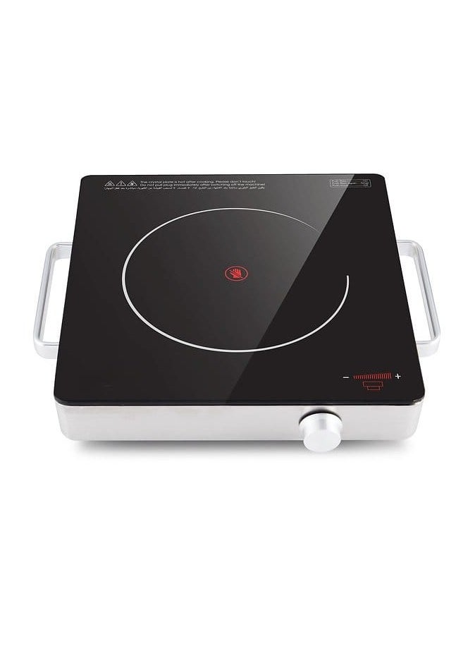 Generic - Electric Infrared Cooker Single Burner with Timer Function 2200W Ceramic Cooktop for Frying, BBQ, and More Child Lock, Fireproof Design, Adjustable Temperature Safe & Portable for Home or Outdoor Use - Image 1
