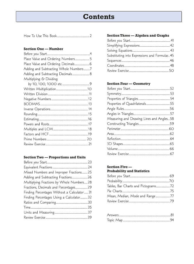 KS3 Maths Year 7 Targeted Workbook (with answers) - Image 3