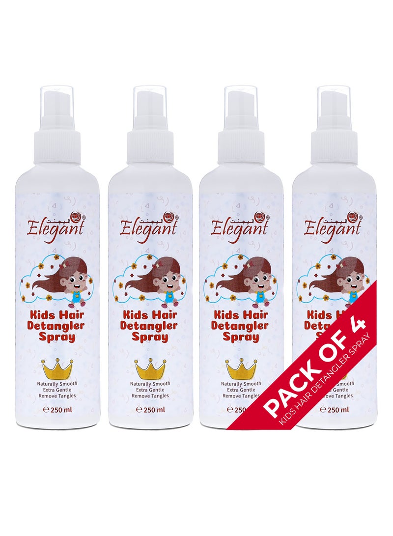 Elegant 4-Piece Kids Hair Detangler Spray Set 250ML - Image 1
