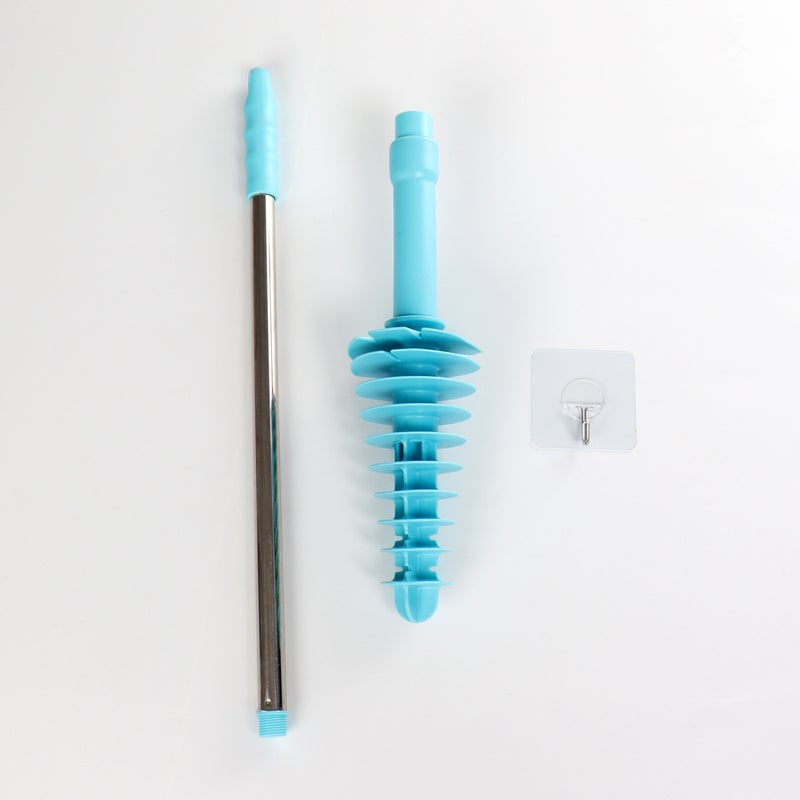 Generic Manual Toilet Plunger Piston Clog Remover(generation) siphon special blue (blank box Chinese manual) (generation) siphon special blue (blank box Chinese manual) 