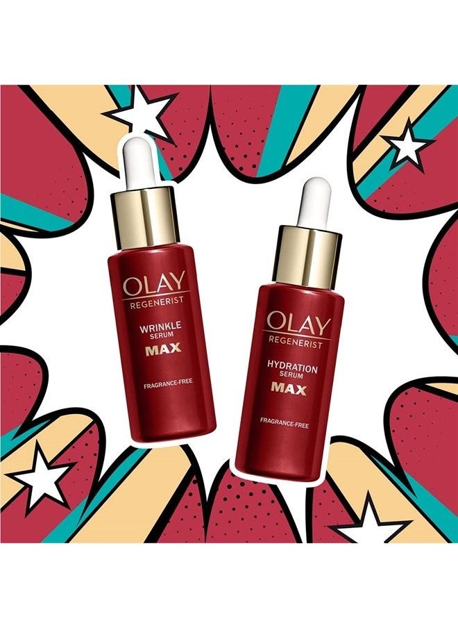 Olay Regenerist MAX Hydration Serum with Hyaluronic Acid, 1.3 Oz  - Image 2