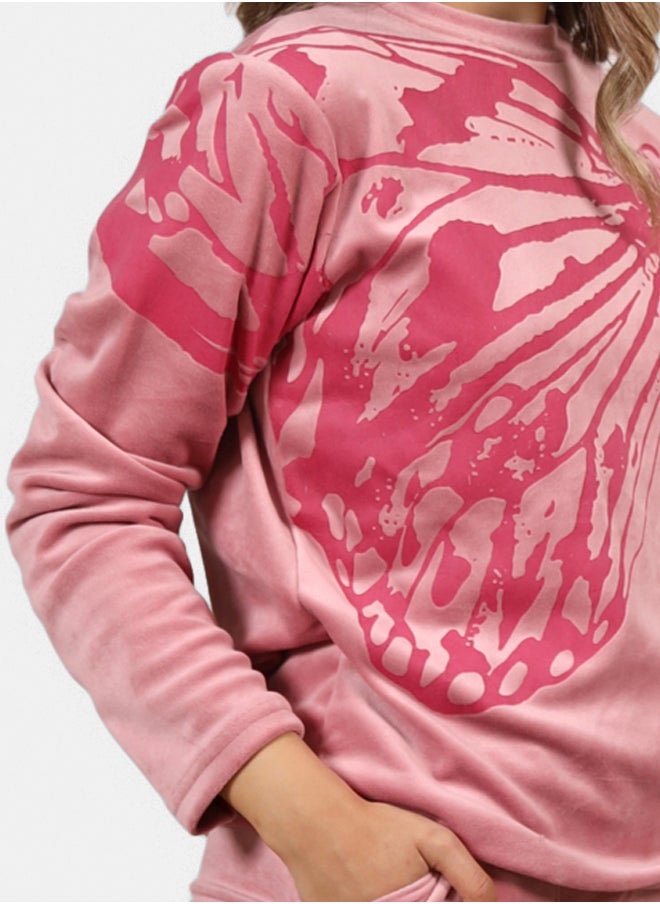 SHECHICK Shechick Butterfly Dreams Pink Pajama Set  - Image 2