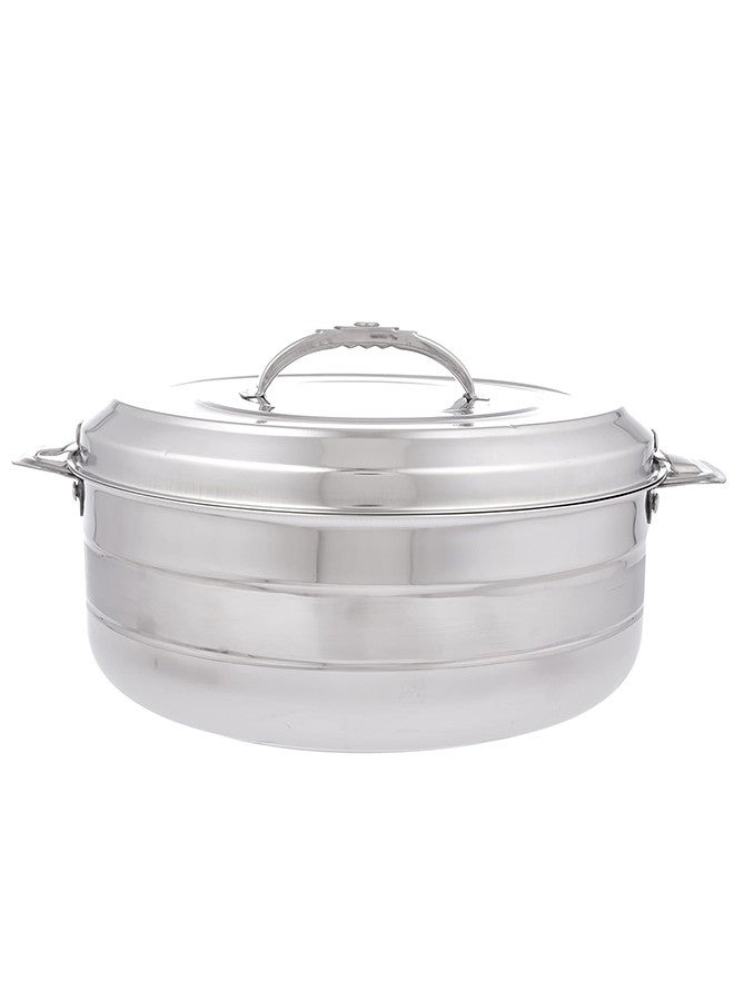 REEM Stainless Steel food Container With Twist-Lock Lid 8500ML Silver - Image 2