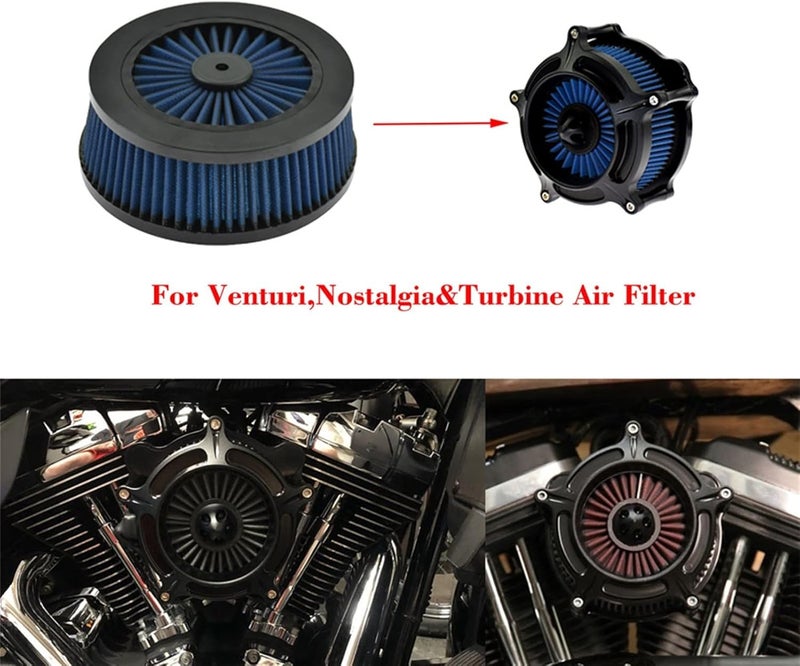 Wivplex Motorcycle Air Filter Element for Harley and Dyna Models - Image 3