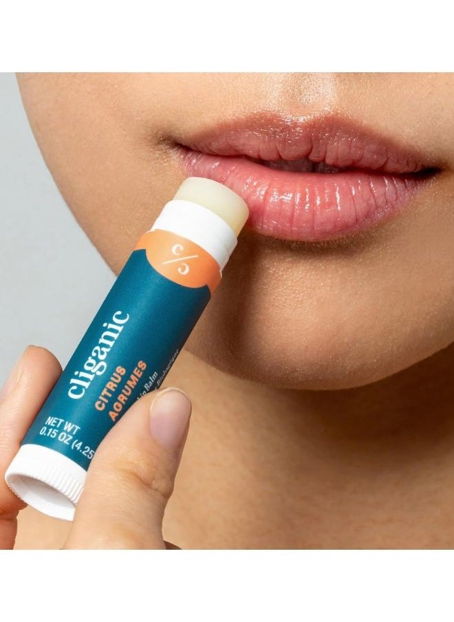 Cliganic Organic Lip Balm Set 4.25gx6 - Rainforest Fresh, Certified USDA Organic  - Image 2