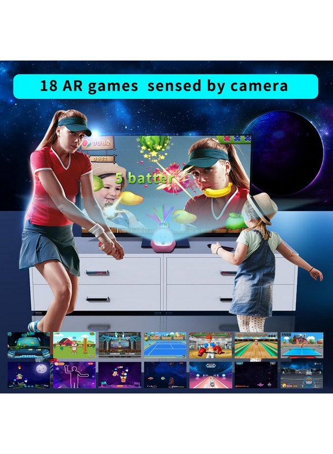 YRPRSODF Dance Mat for Kids and Adults, Musical Electronic Dance Step Pad with 100+ Games, 200+Songs, HD Camera, 2 Motion Sensor Controllers, MTV & Cartoon Modes, Dance Mat Toy for Girls& Boys - Image 3