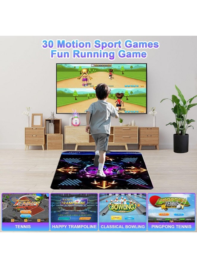 YRPRSODF Dance Mat for Kids and Adults, Musical Electronic Dance Step Pad with 100+ Games, 200+Songs, HD Camera, 2 Motion Sensor Controllers, MTV & Cartoon Modes, Dance Mat Toy for Girls& Boys - Image 4