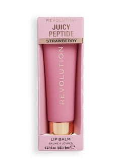 Makeup Revolution Revolution Juicy Peptide Lip Balm Pink Strawberry  - Image 3