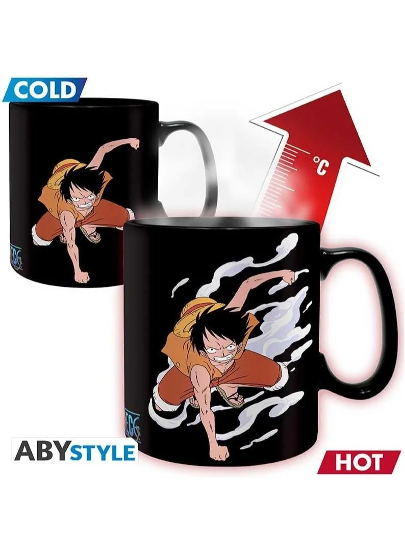 ABYstyle Heat Change Mug  –  OnePiece: Luffy & Ace  –  460 mL