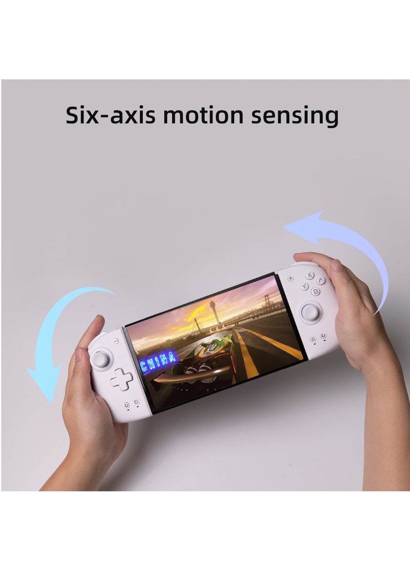 MOBAPAD - Mobapad M6HD For Nintendo Switch Controller Pro Adjustable Joystick Hall Effect Controller Hd Vibration/6-Axis Gyro JoyPad(White) - Image 1