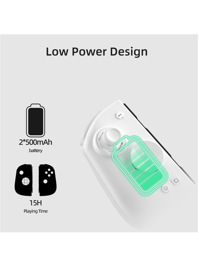 MOBAPAD - Mobapad M6HD For Nintendo Switch Controller Pro Adjustable Joystick Hall Effect Controller Hd Vibration/6-Axis Gyro JoyPad(White) - Image 1