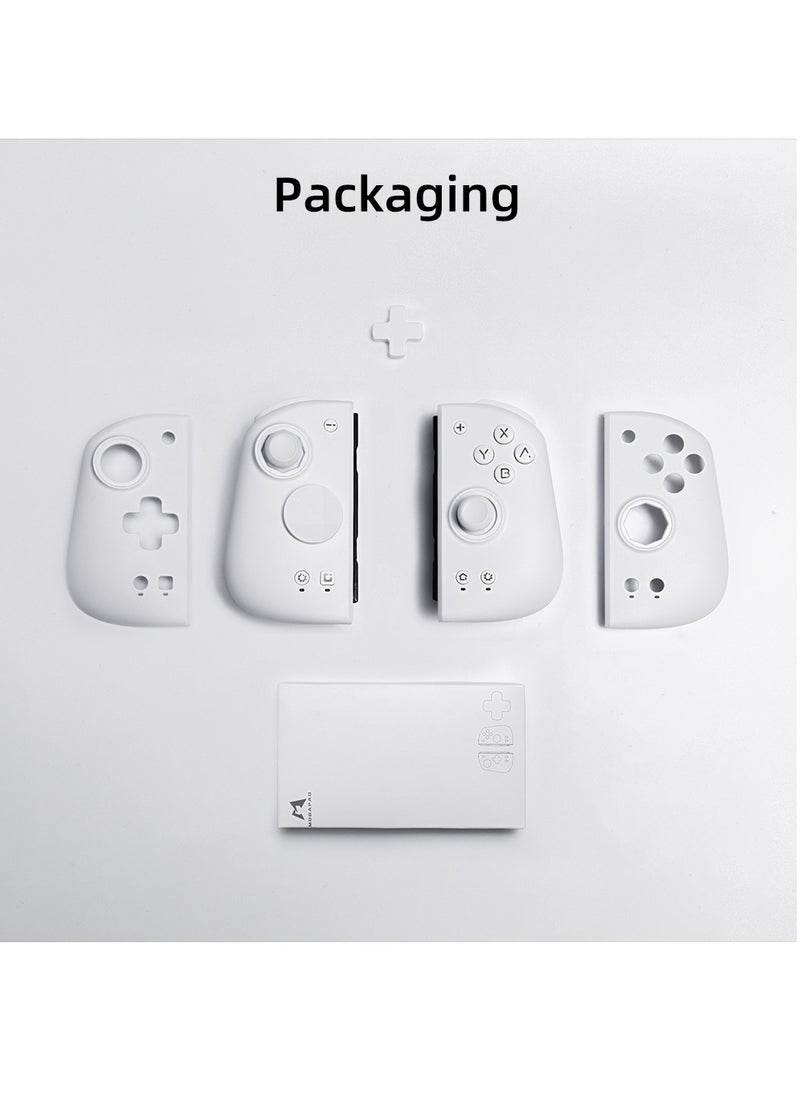 MOBAPAD - Mobapad M6HD For Nintendo Switch Controller Pro Adjustable Joystick Hall Effect Controller Hd Vibration/6-Axis Gyro JoyPad(White) - Image 1