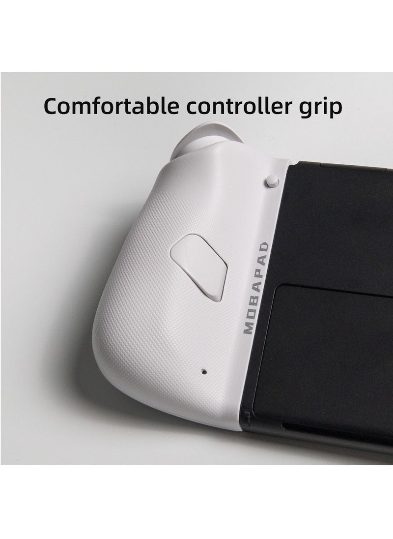 MOBAPAD - Mobapad M6HD For Nintendo Switch Controller Pro Adjustable Joystick Hall Effect Controller Hd Vibration/6-Axis Gyro JoyPad(White) - Image 1