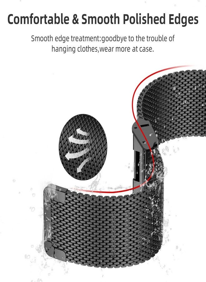 MIJOBS Strap for Amazfit Bip 6/Amazfit Bip 5 Straps, 22mm Metal Adjustable Bracelet for Redmi Watch 5 Active/5 Lite - Image 4