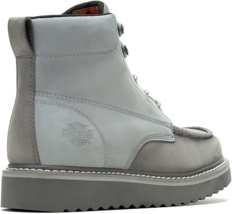 HARLEY DAVIDSON Harley-Davidson Men's Waterproof Motorcycle Boot - Light Grey - Image 3