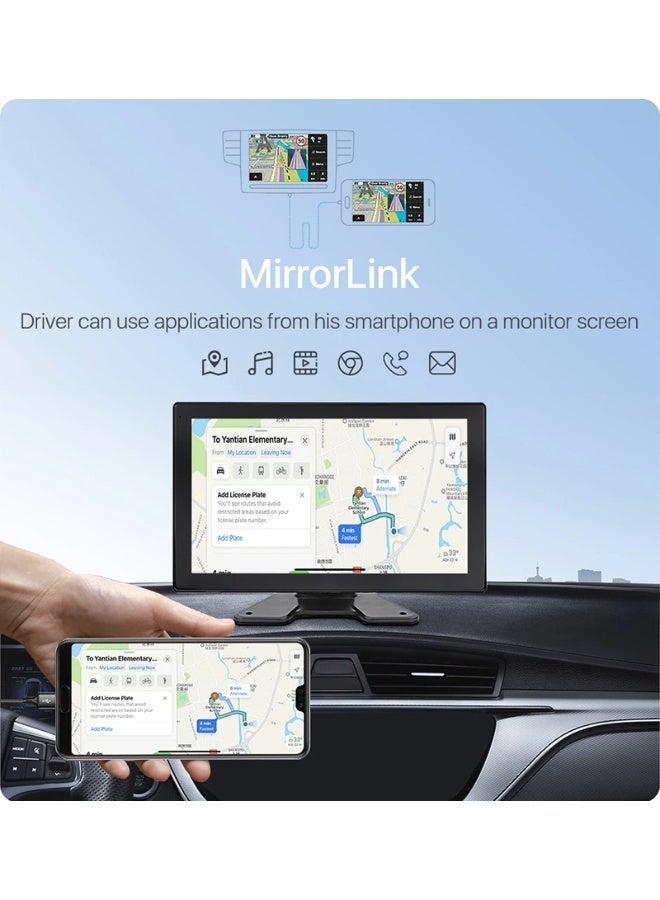 10.1 inch 4 channel 1080P Dash Camera for Trucks Bus Dashcam - Image 2