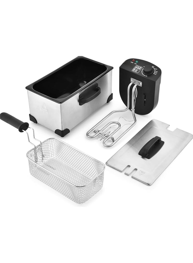 Tradeo 3.0L Deep Fryer with Adjustable Temperature Control & Large Frying Basket 190°C - Image 3