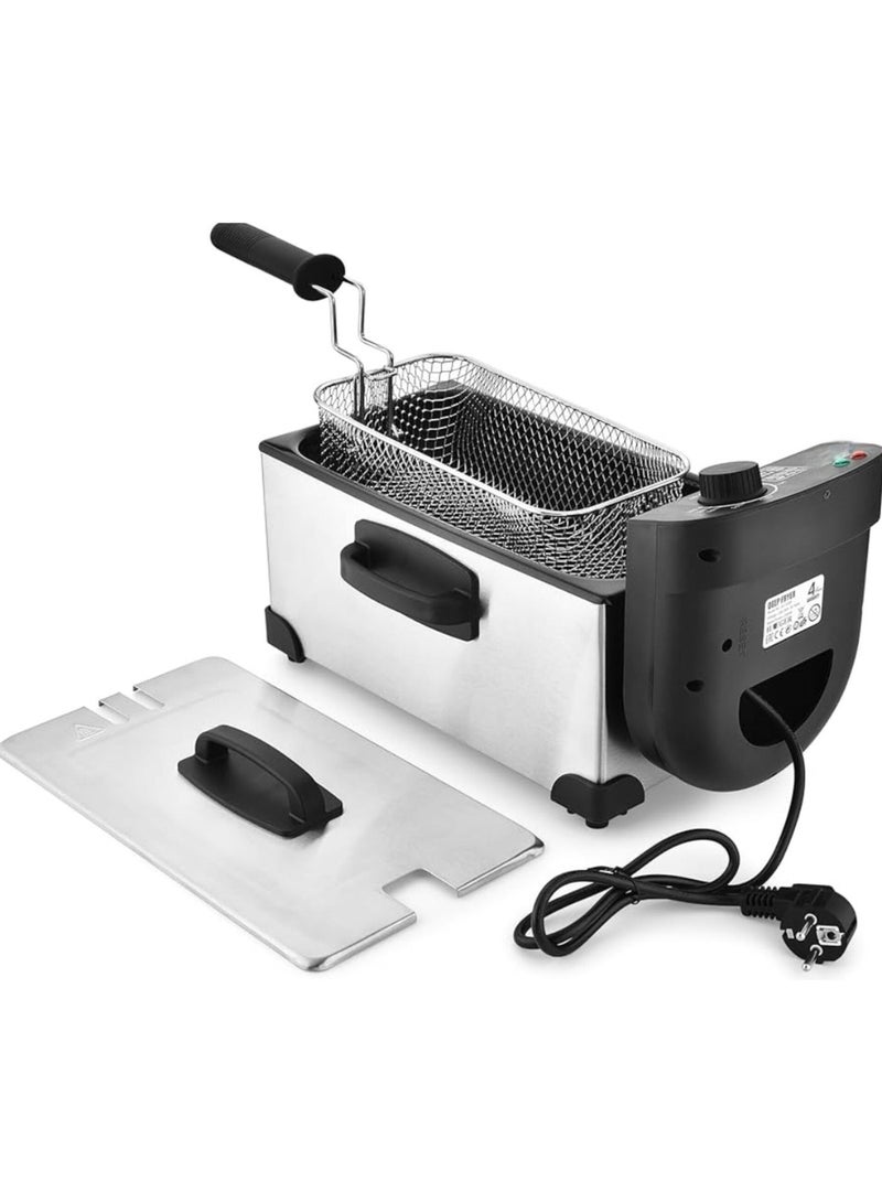 Tradeo 3.0L Deep Fryer with Adjustable Temperature Control & Large Frying Basket 190°C - Image 2