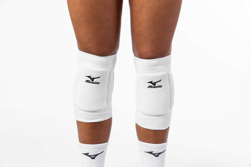 Mizuno Youth T10 Plus Volleyball Kneepad, One Size, White - Image 2