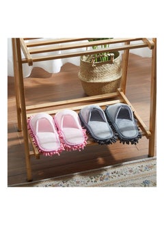 Y&D 2 Pairs Microfiber Slippers for Floor Cleaning  - Image 5