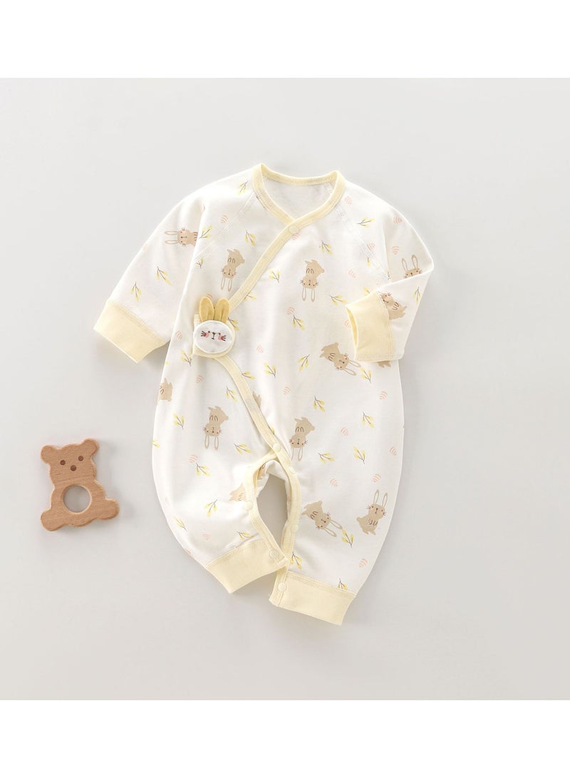 Loquat Baby Spring And Autumn Pure Cotton Bodysuit 