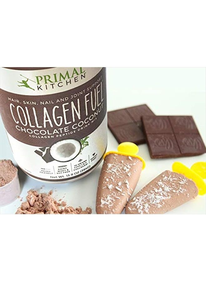 Primal Kitchen مشروب مزيج ببتيد الكولاجين بنكهة الشوكولاتة وجوز الهند، بدون منتجات الألبان، كريمة قهوة ومعزز سموذي، 13.9 أونصة - Image 5