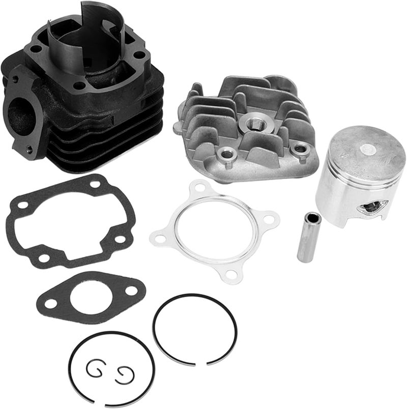 47mm Aluminum Alloy Cylinder Piston Kit for 2 Stroke Jog Engine 1e40QMB Replacement Apirilia Wine High End Repair Kit with 11 Pieces for Upgrade - Image 4
