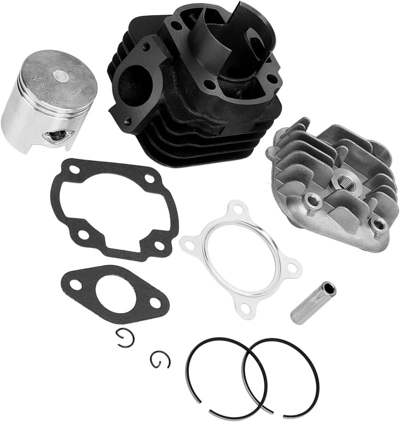 47mm Aluminum Alloy Cylinder Piston Kit for 2 Stroke Jog Engine 1e40QMB Replacement Apirilia Wine High End Repair Kit with 11 Pieces for Upgrade - Image 2
