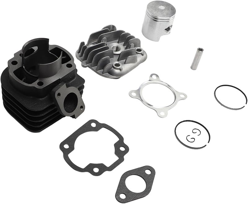 47mm Aluminum Alloy Cylinder Piston Kit for 2 Stroke Jog Engine 1e40QMB Replacement Apirilia Wine High End Repair Kit with 11 Pieces for Upgrade - Image 5