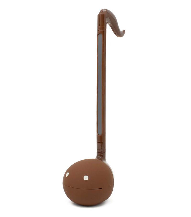 Otamatone أوتاماتون - آلة موسيقية إلكترونية يابانية محمولة من استوديو مايو دينكي، فائزة بجوائز، هدية تعليمية ممتعة للأطفال، المراهقين والبالغين - شوكولاتة - Image 1